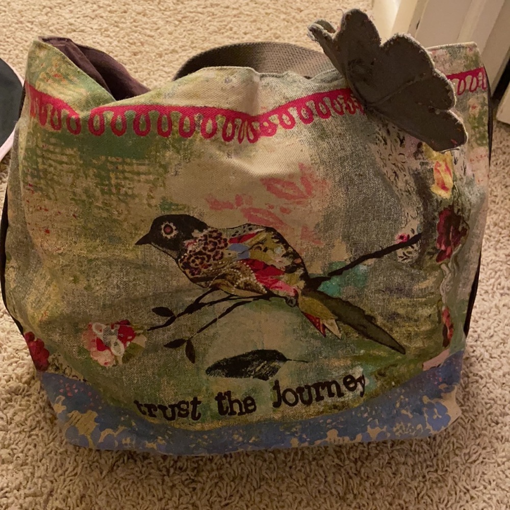 “Trust the journey” tote bag